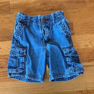 Cargo Denim Shorts
